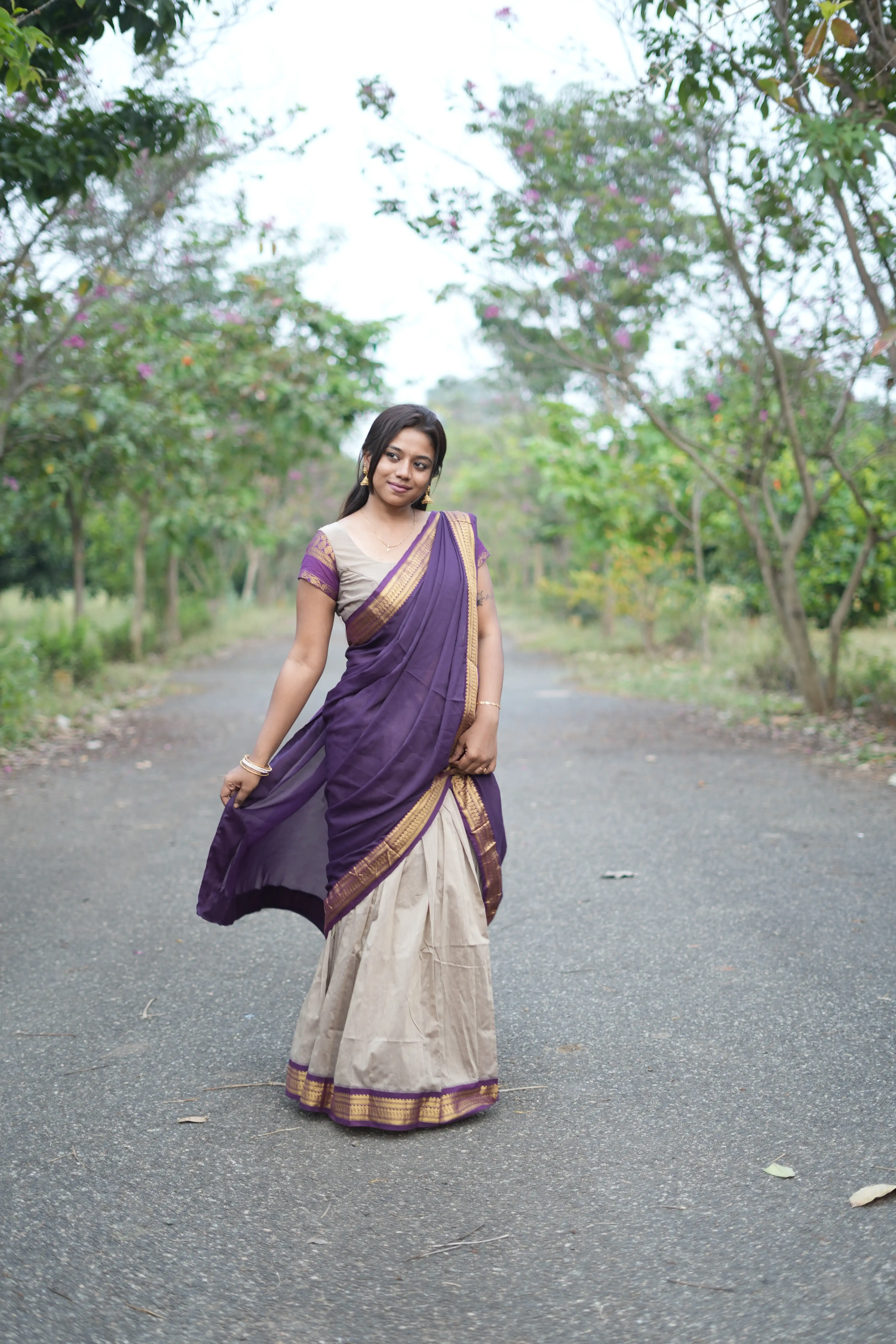 Kalyani cotton Half saree