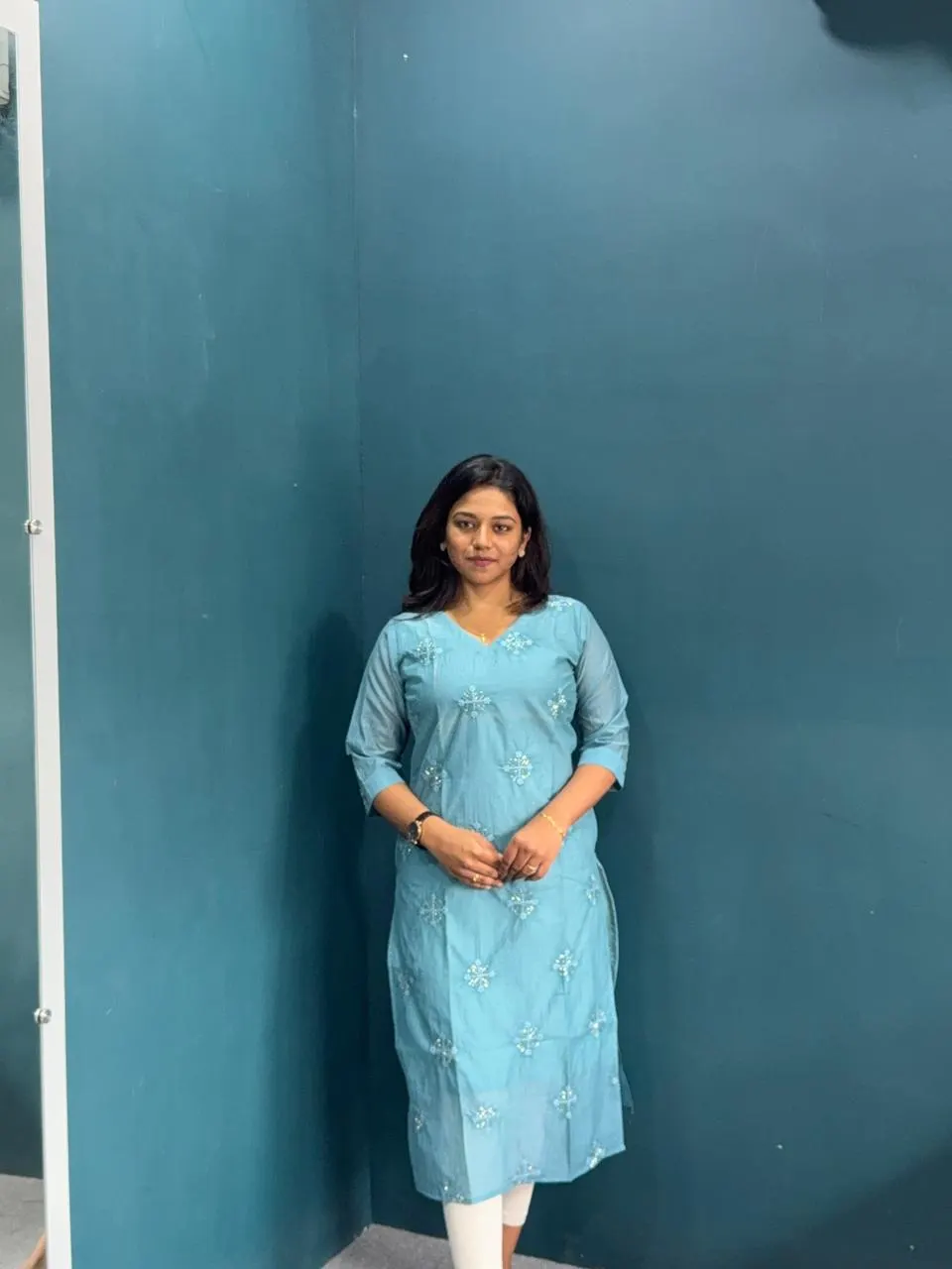 Chanderi silk Kurti- 001