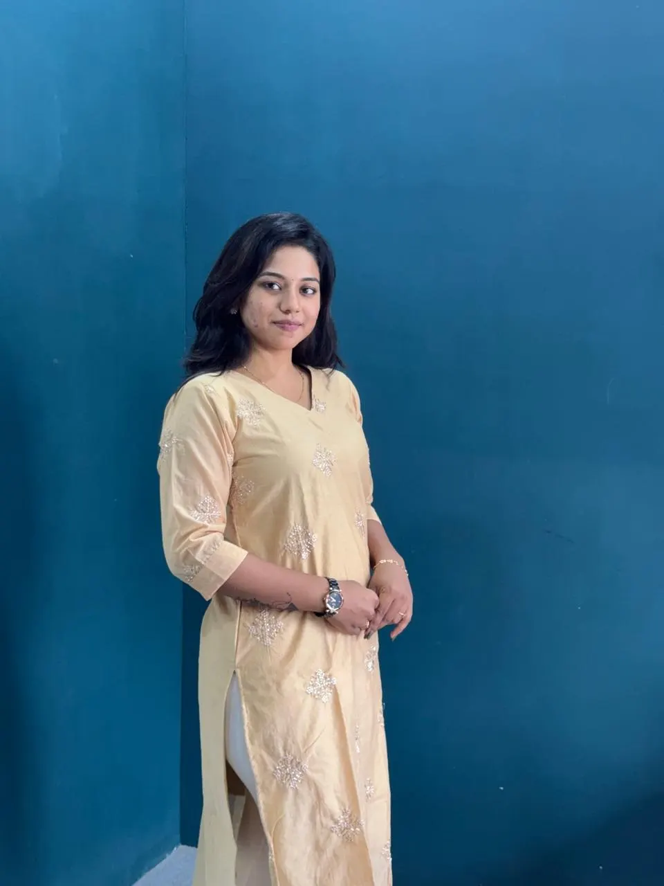 Chanderi silk Kurti- 001