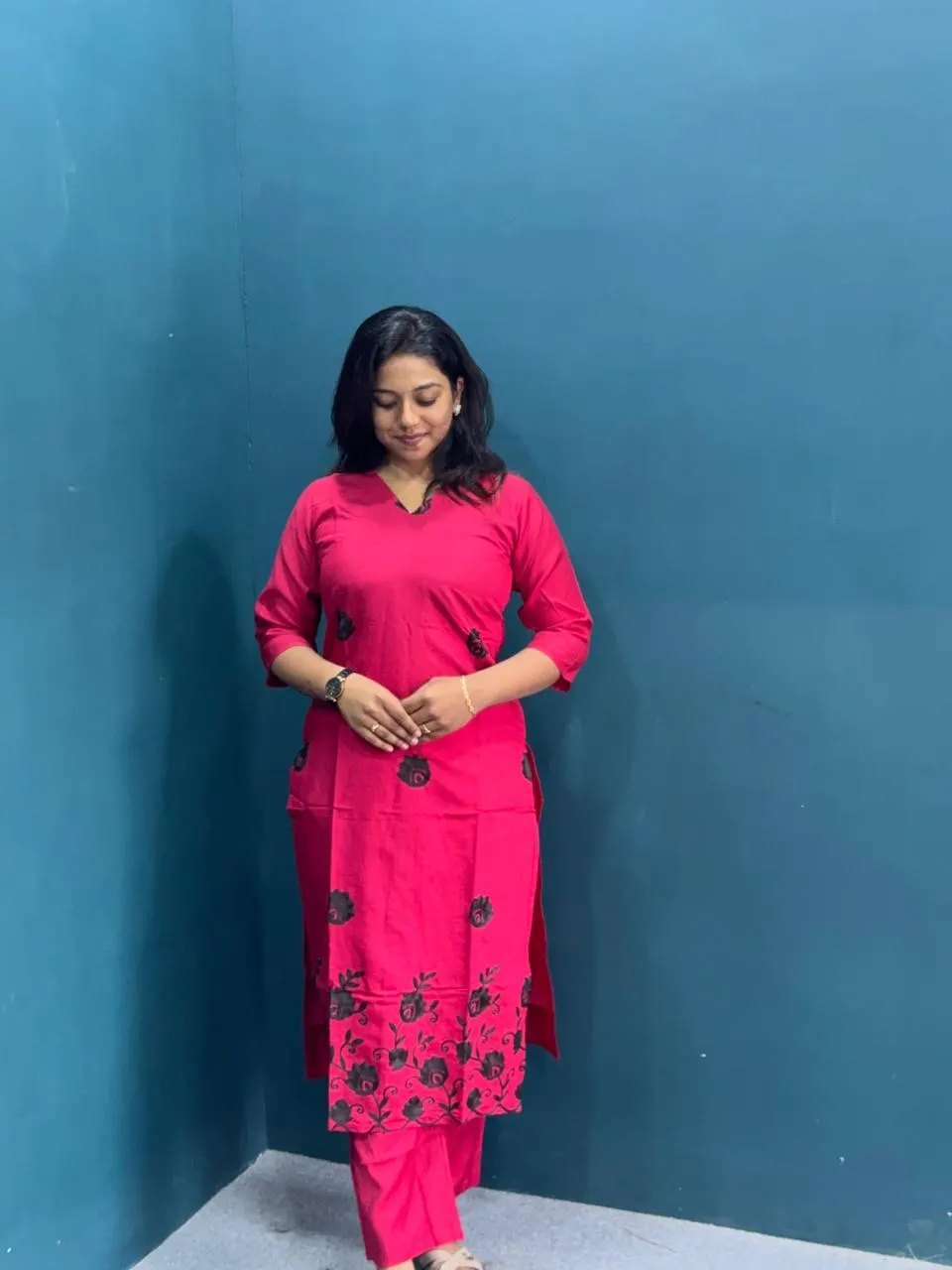 Premium Cotton Embroidered Co-Ord Set