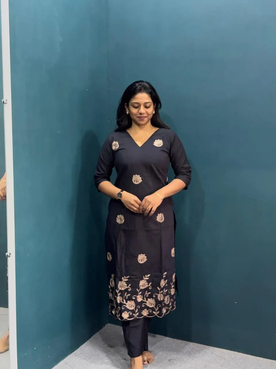 Premium Cotton Embroidered Co-Ord Set