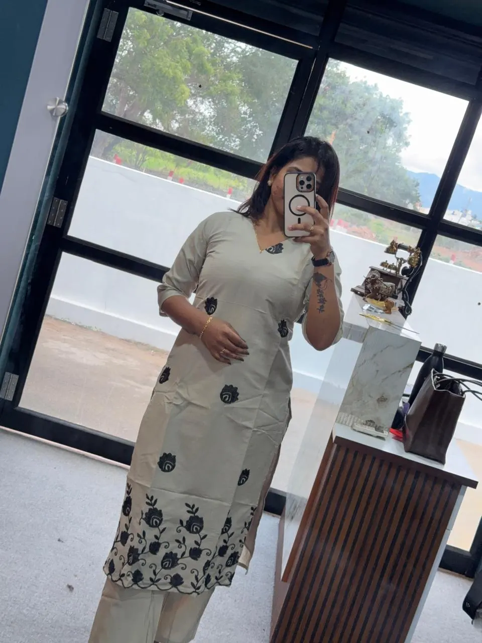 Premium Cotton Embroidered Co-Ord Set